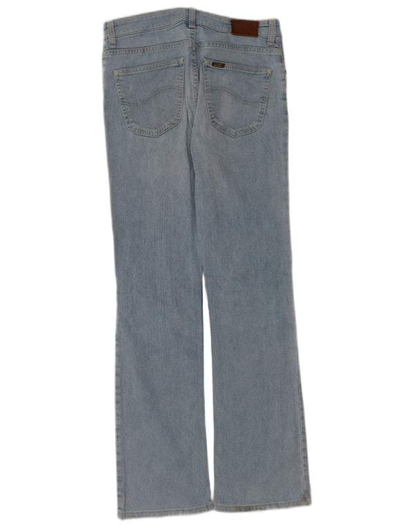 Lee Womens Cameron Straight Jeans W32 L33 Blue Cotton