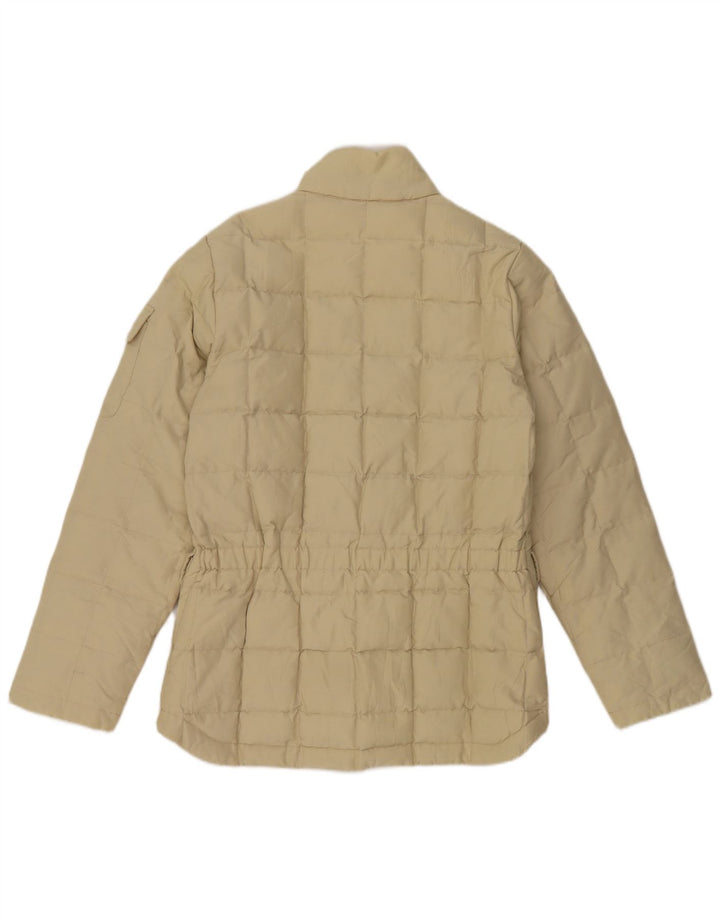 Woolrich Womens Padded Jacket UK 14 Large Beige