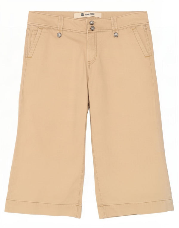 Gap Womens Low Waist Bermuda Shorts US 6 Medium W32 Beige Cotton