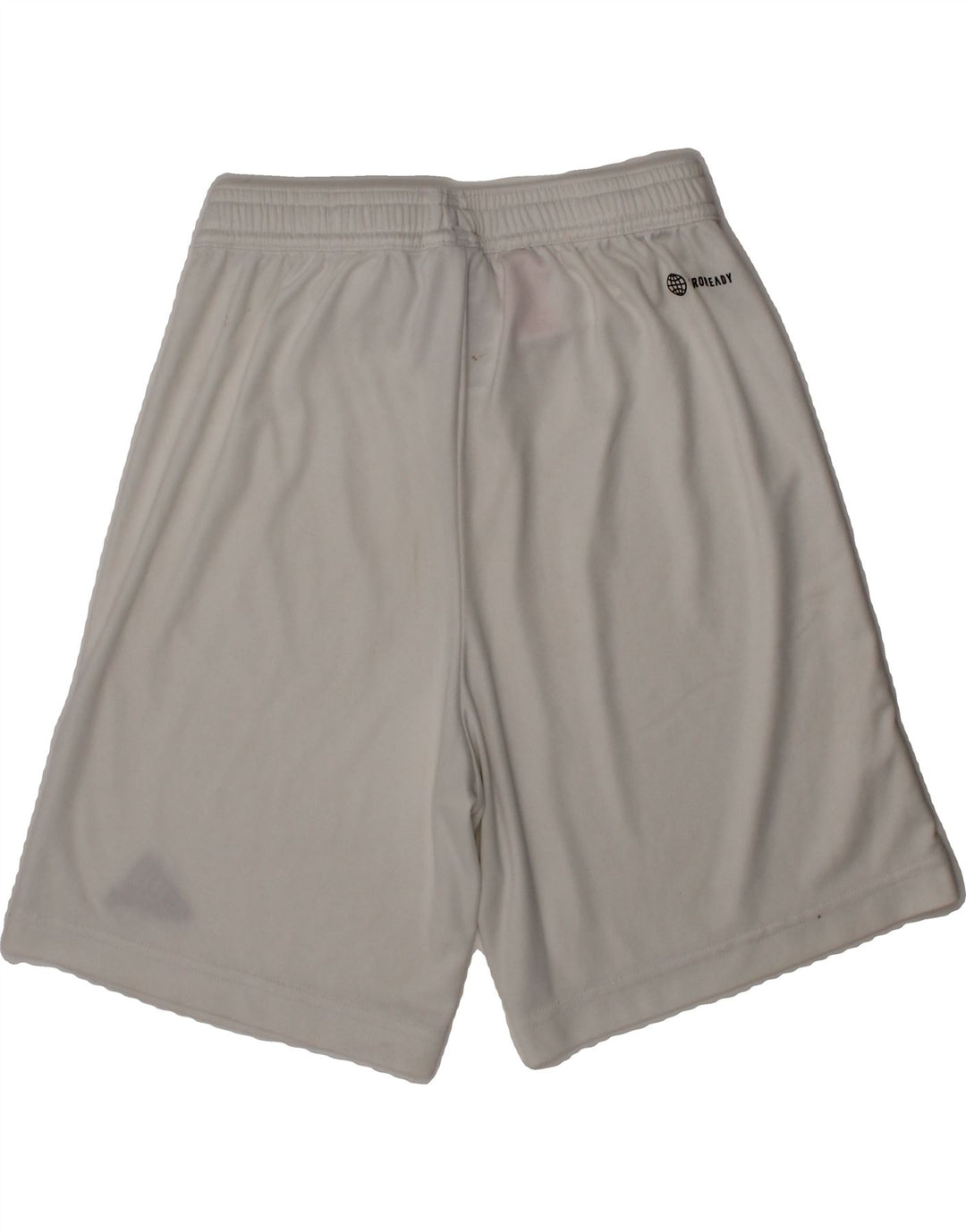 ADIDAS Boys Aeroready Sport Shorts 11-12 Years  White Polyester Vintage Adidas and Second-Hand Adidas from Messina Hembry 