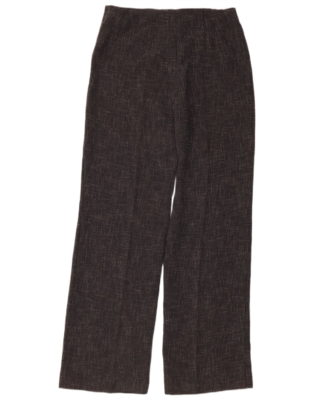 Marks & Spencer Womens Straight Casual Trousers UK 12 Medium W32 L33 Grey