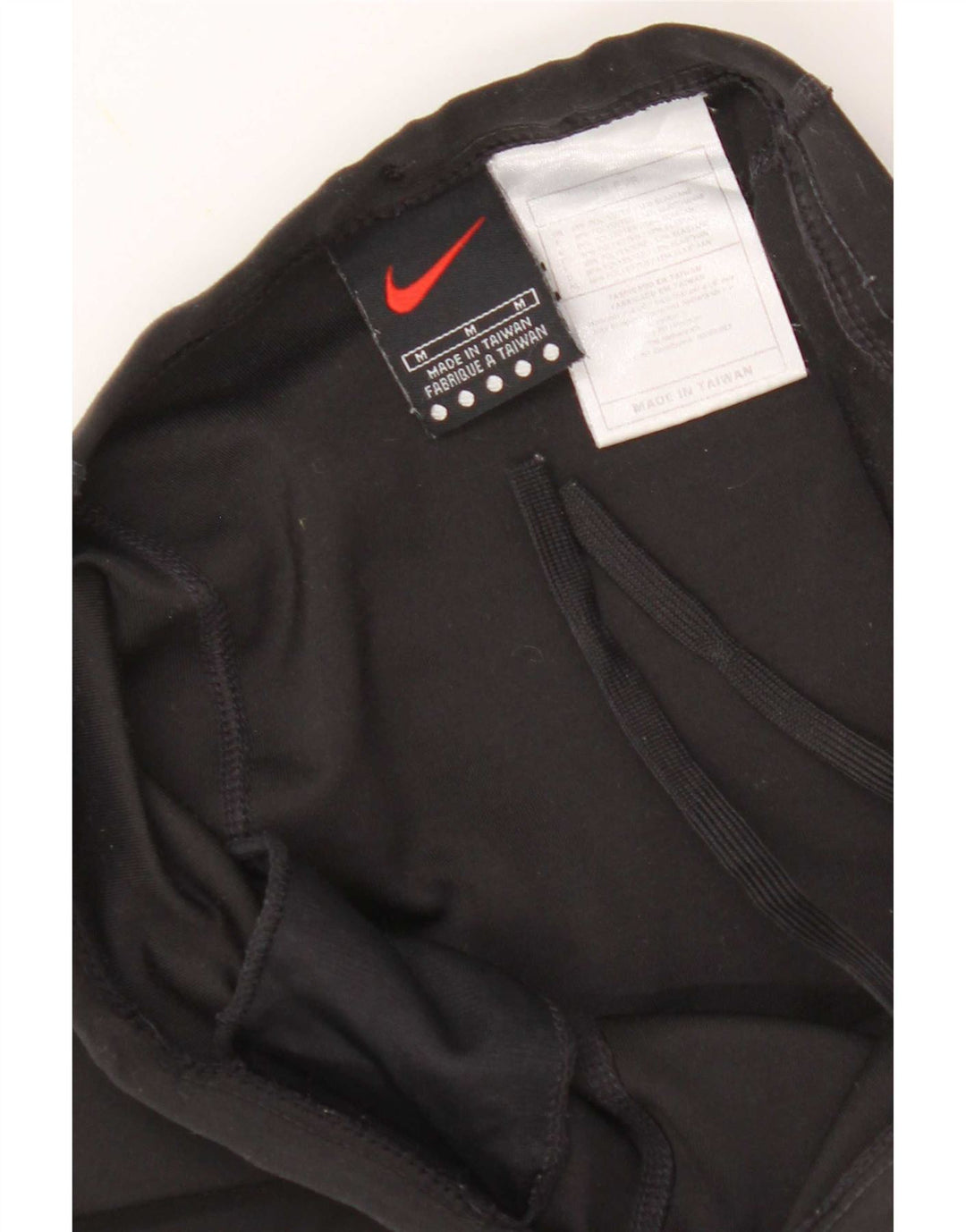 Nike Womens Sport Shorts UK 14 Medium Black Polyester