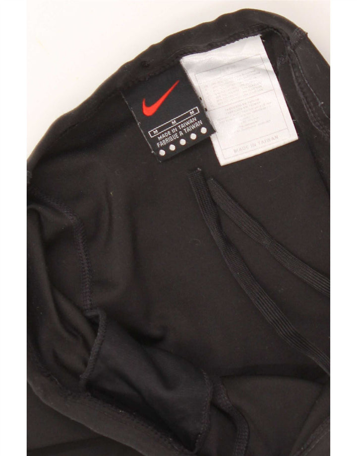 Nike Womens Sport Shorts UK 14 Medium Black Polyester