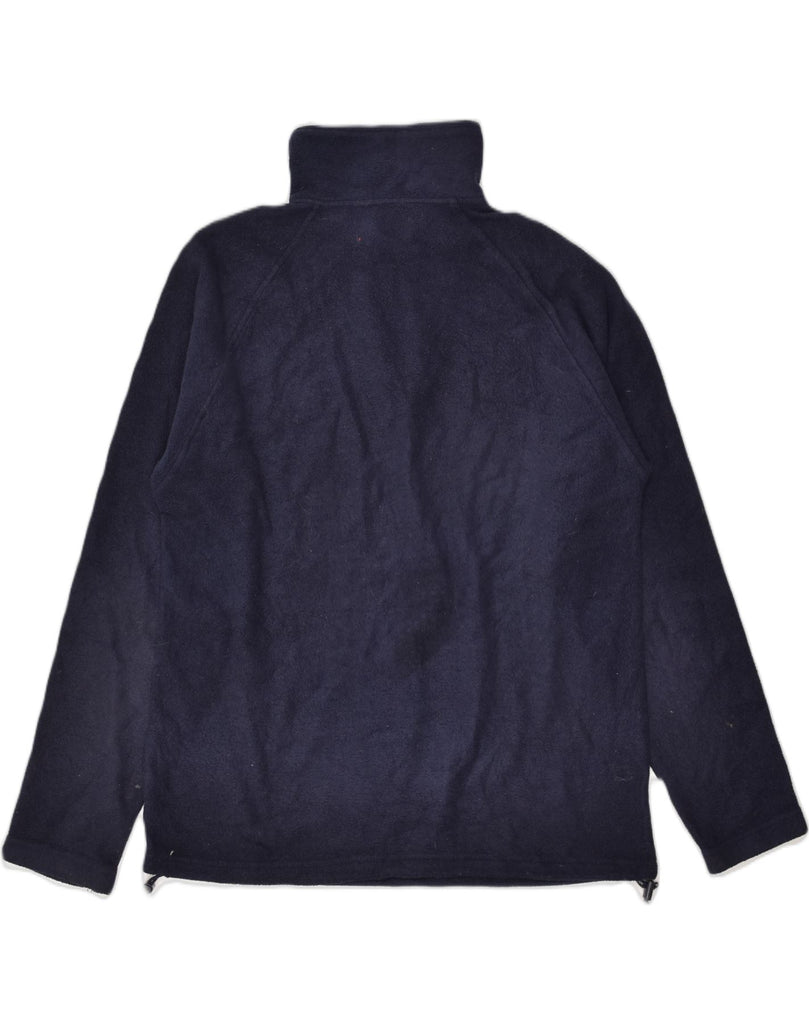KAPPA Mens Zip Neck Fleece Jumper Medium Navy Blue | Vintage Kappa | Thrift | Second-Hand Kappa | Used Clothing | Messina Hembry 