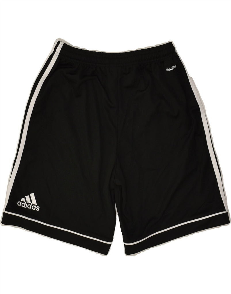 ADIDAS Boys Sport Shorts 13-14 Years Black Polyester | Vintage Adidas | Thrift | Second-Hand Adidas | Used Clothing | Messina Hembry 