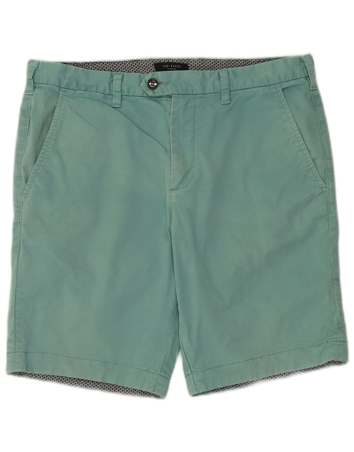 Ted Baker Mens Chino Shorts W32 Medium  Blue Cotton