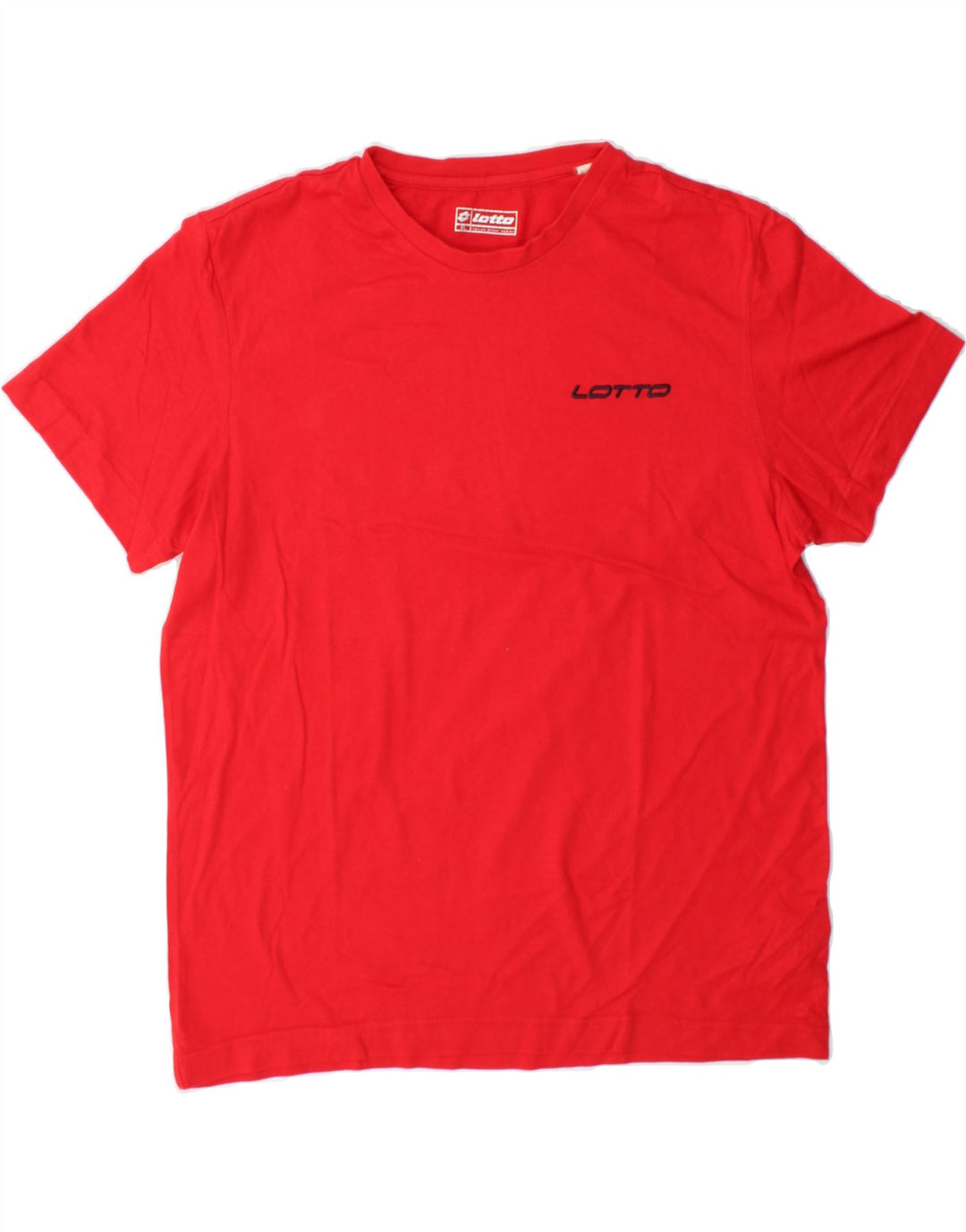 LOTTO Mens T-Shirt Top XL Red Cotton Vintage Lotto and Second-Hand Lotto from Messina Hembry 