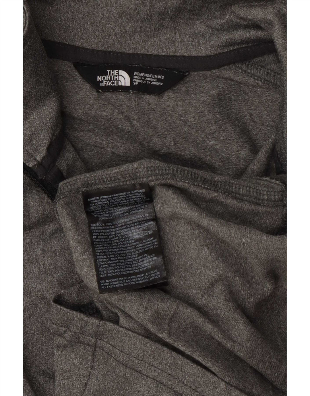 The North Face Womens Pullover Tracksuit Top UK 10 Small Grey