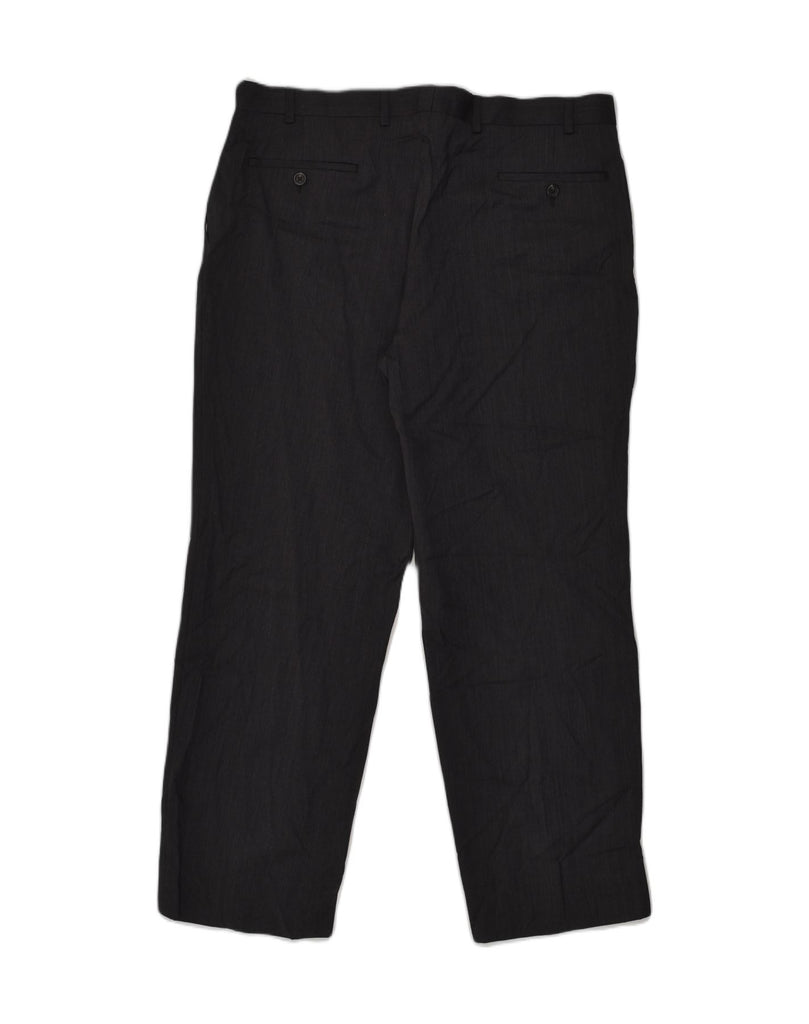 RALPH LAUREN Mens Straight Chino Trousers W36 L29 Black Wool | Vintage Ralph Lauren | Thrift | Second-Hand Ralph Lauren | Used Clothing | Messina Hembry 