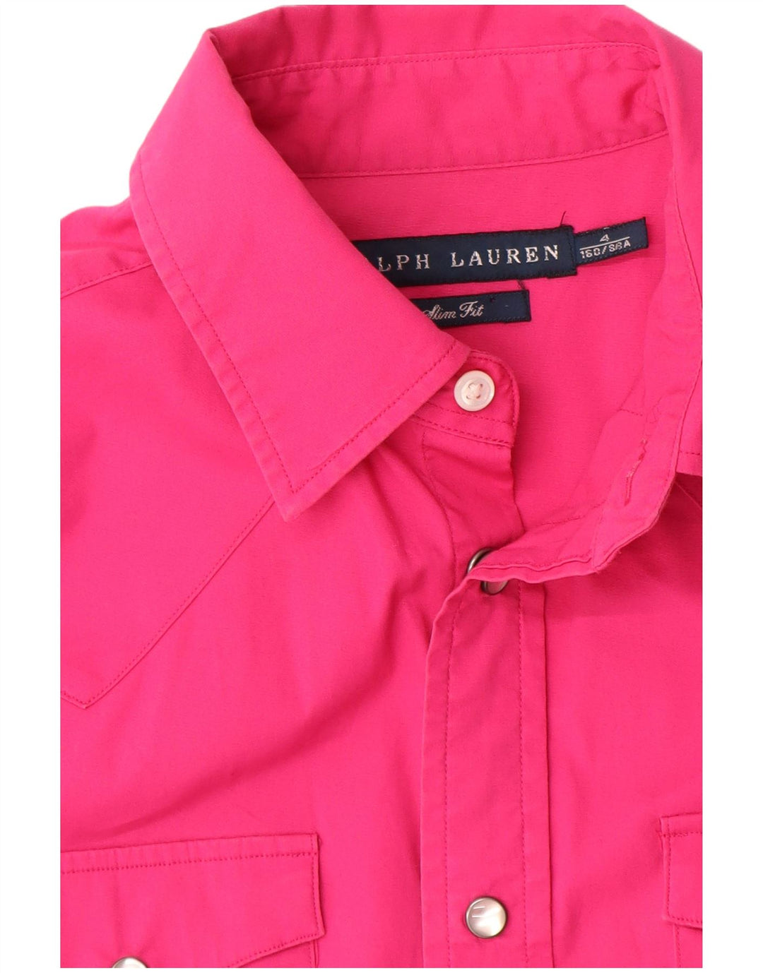 Ralph Lauren Womens Slim Fit Shirt US 4 Small Pink