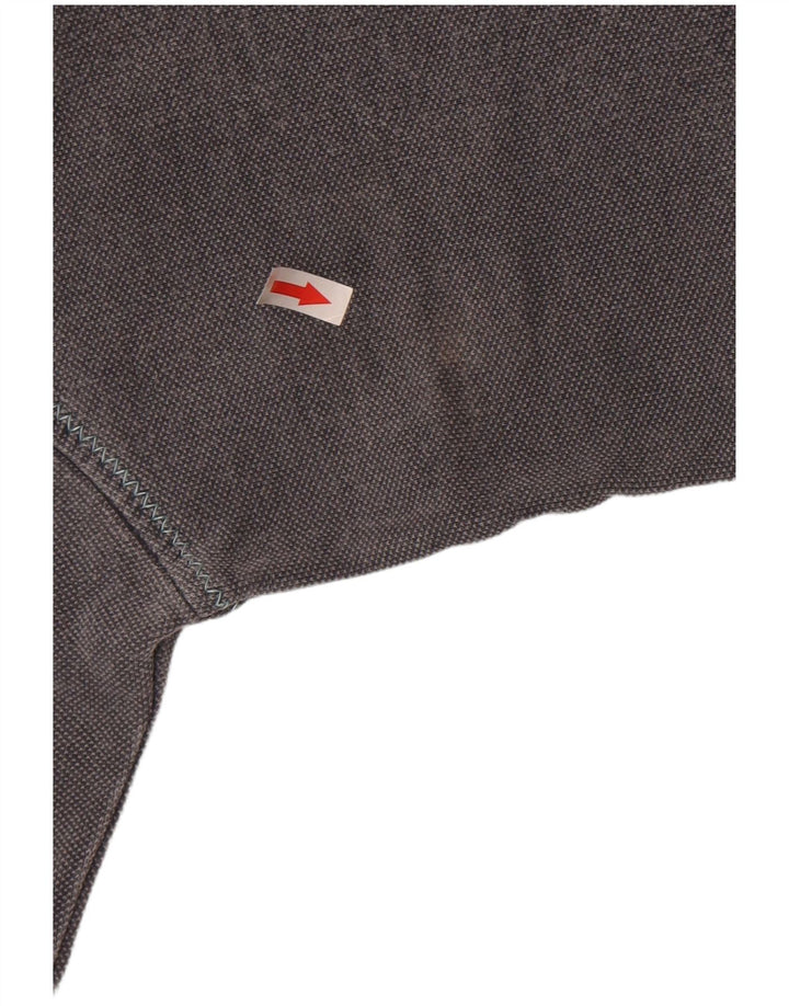 Fat Face Mens Zip Neck Sweatshirt Jumper Large Grey Cotton