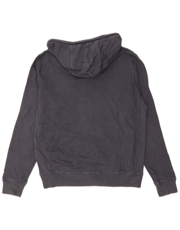 PEPE Jeans Mens Graphic Regular Fit Zip Hoodie Sweater Large Navy Blue