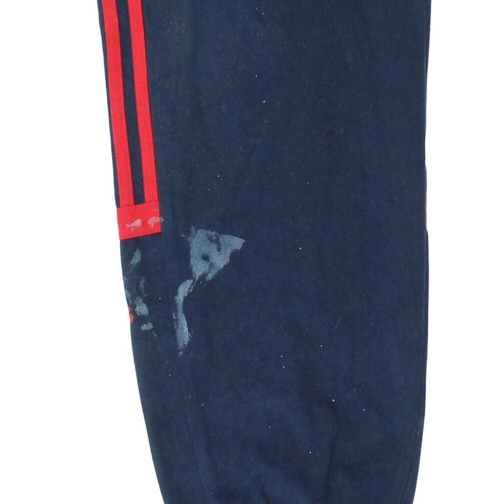 Adidas Mens Navy Tracksuit Bottoms | Vintage 90s Sportswear Track Pants Trousers | Vintage Messina Hembry | Thrift | Second-Hand Messina Hembry | Used Clothing | Messina Hembry 