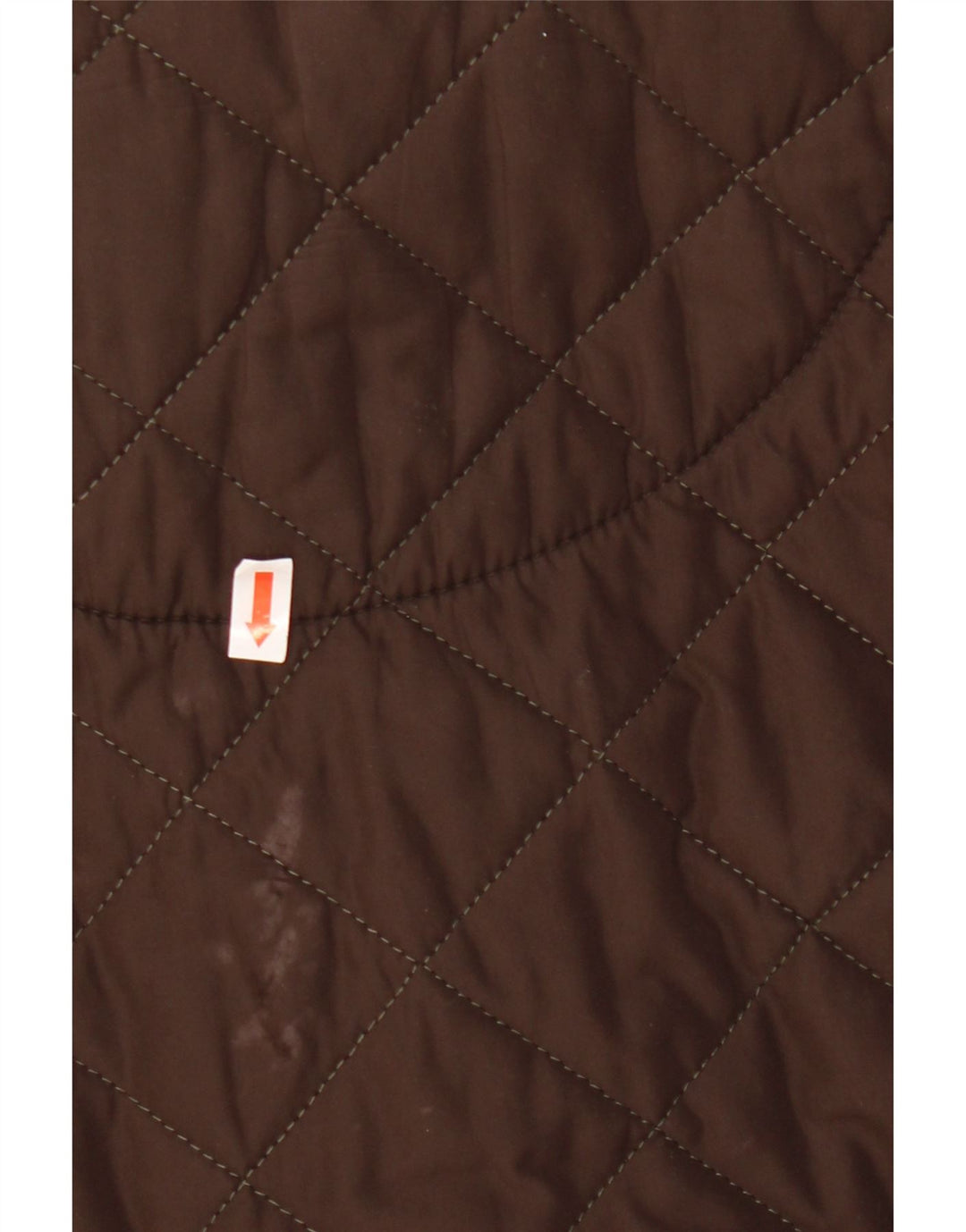 BARBOUR Mens Quilted Jacket UK 40 Large Brown Polyester