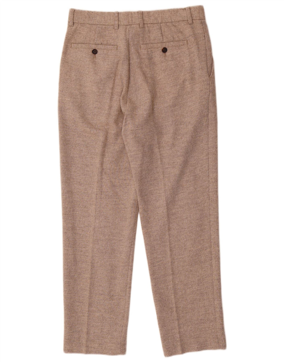 Zara Womens Straight Suit Trousers Small W28 L29 Beige