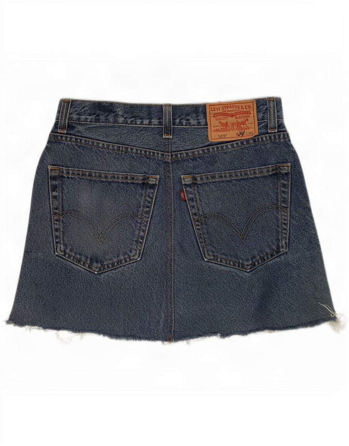 Levi's Womens 505 Denim Skirt W30 Medium Blue