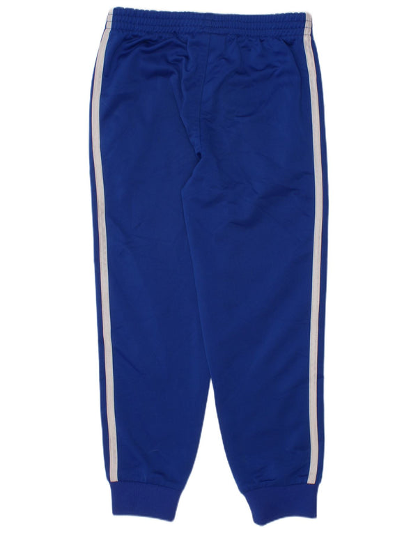 Adidas Boys Tracksuit Trousers Joggers 5-6 Years  Blue Polyester