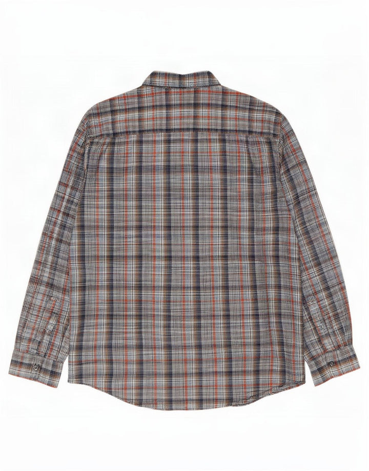 Nautica Mens Shirt Medium Multicoloured Check Cotton