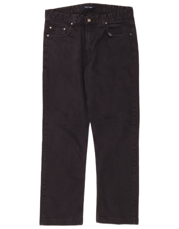 Pierre Cardin Mens Straight Jeans IT 46 Small W34 L30 Navy Blue Cotton