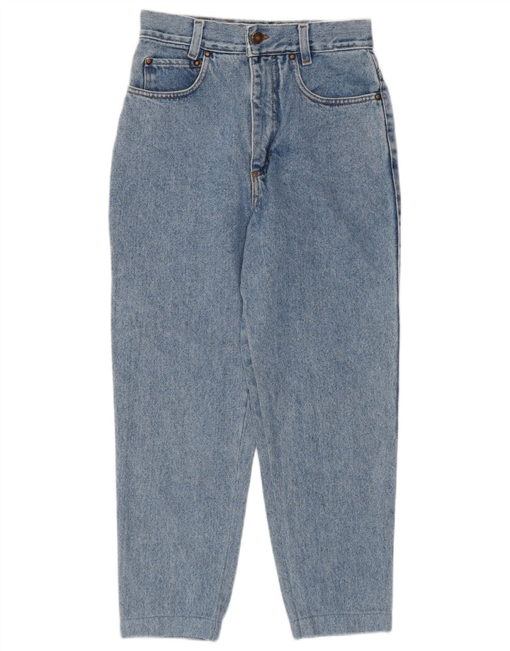 CASUCCI Womens Crop High Waist Jeans IT 42 Medium W26 L23 Blue
