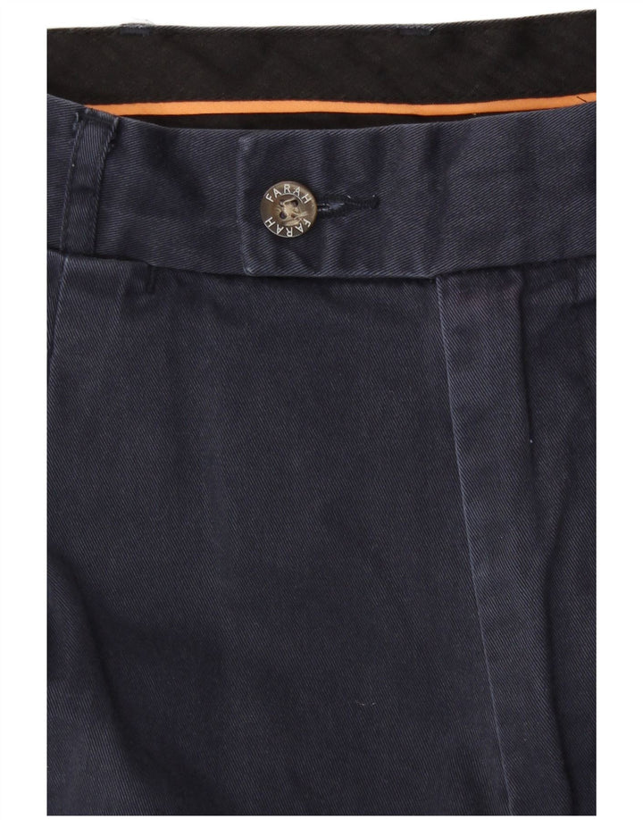 Farah Mens Chino Shorts W34 Large Navy Blue