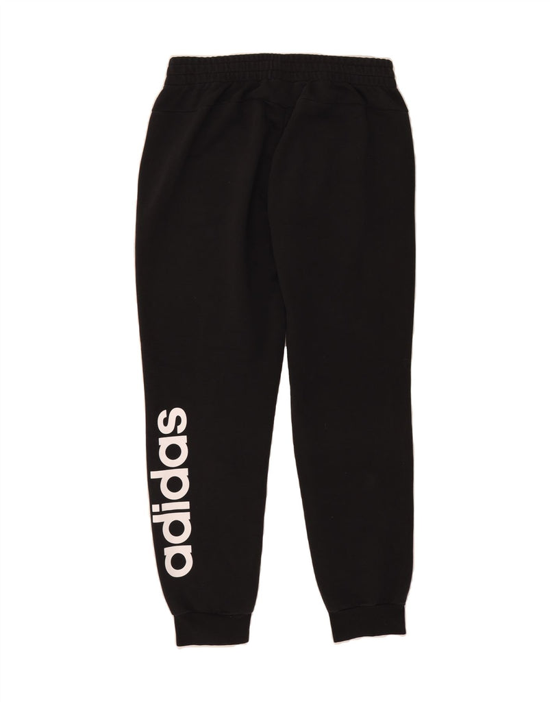 ADIDAS Womens Graphic Tracksuit Trousers Joggers UK 16/18 Large Black Vintage Adidas and Second-Hand Adidas from Messina Hembry 