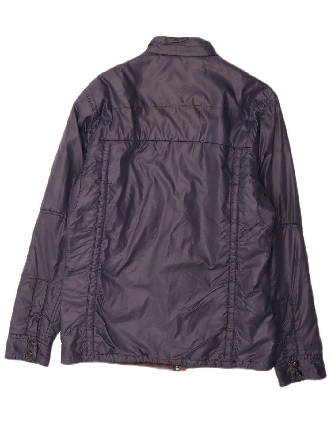 G-Star Mens Padded Jacket UK 40 Large Navy Blue Polyamide