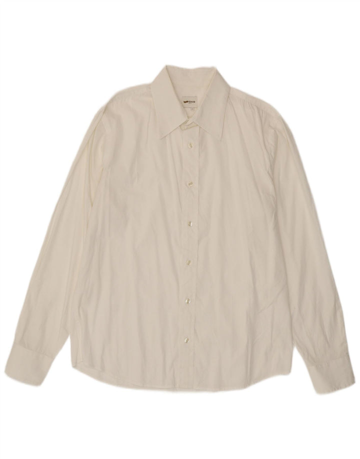 Gas Mens Shirt XL White Cotton