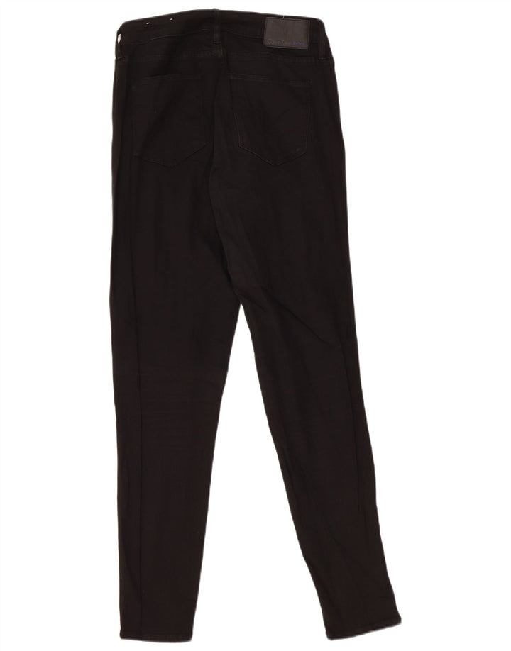 Calvin Klein Womens Jegging Trousers W29 L29 Black Cotton