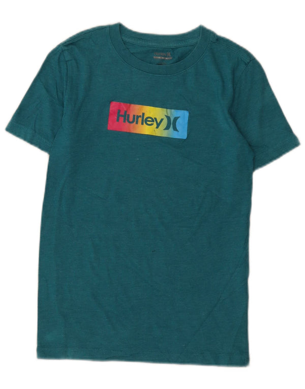 Hurley Boys Graphic T-Shirt Top 11-12 Years Medium Green