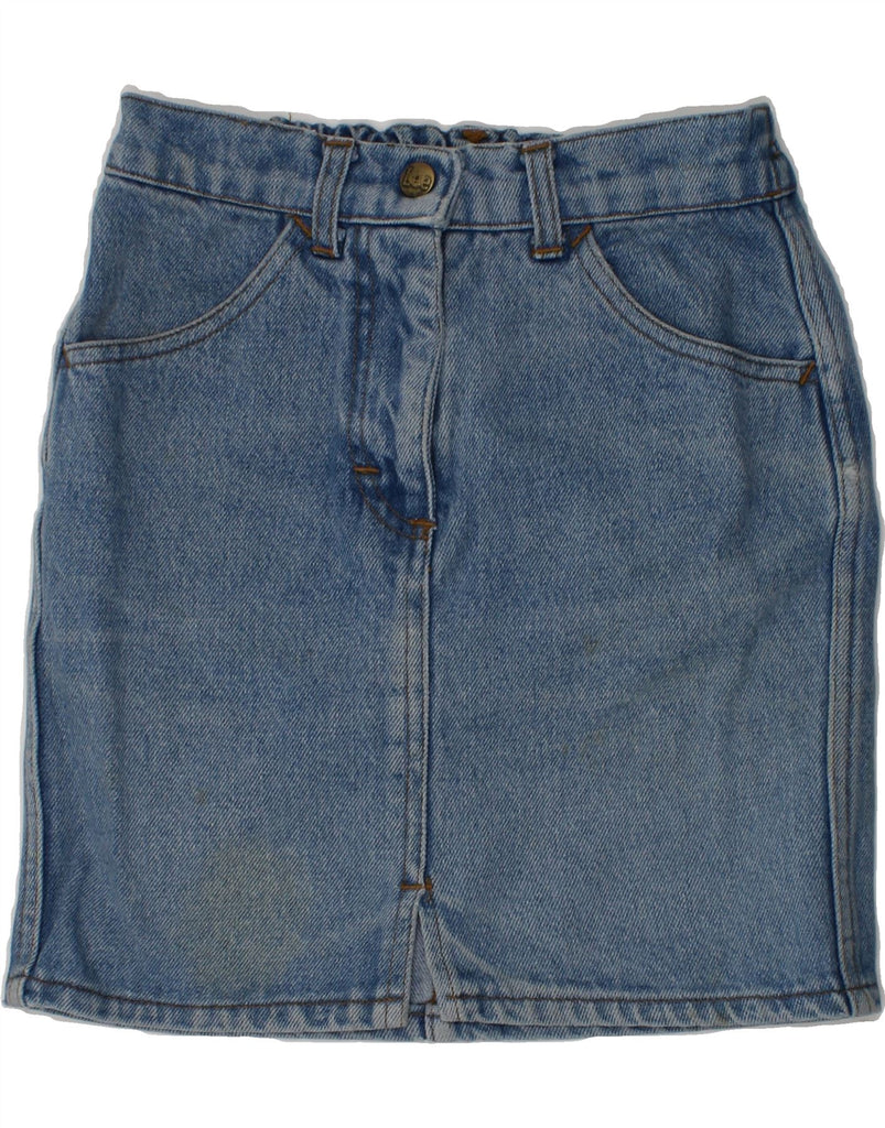 LEE Girls Denim Skirt 7-8 Years W22  Blue Cotton | Vintage Lee | Thrift | Second-Hand Lee | Used Clothing | Messina Hembry 