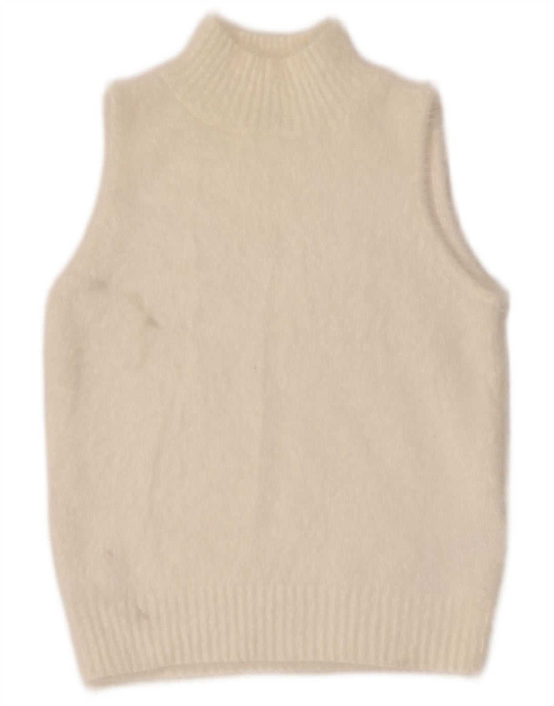 Guess Womens Vest Tank Top UK 12 Medium White Polyamide