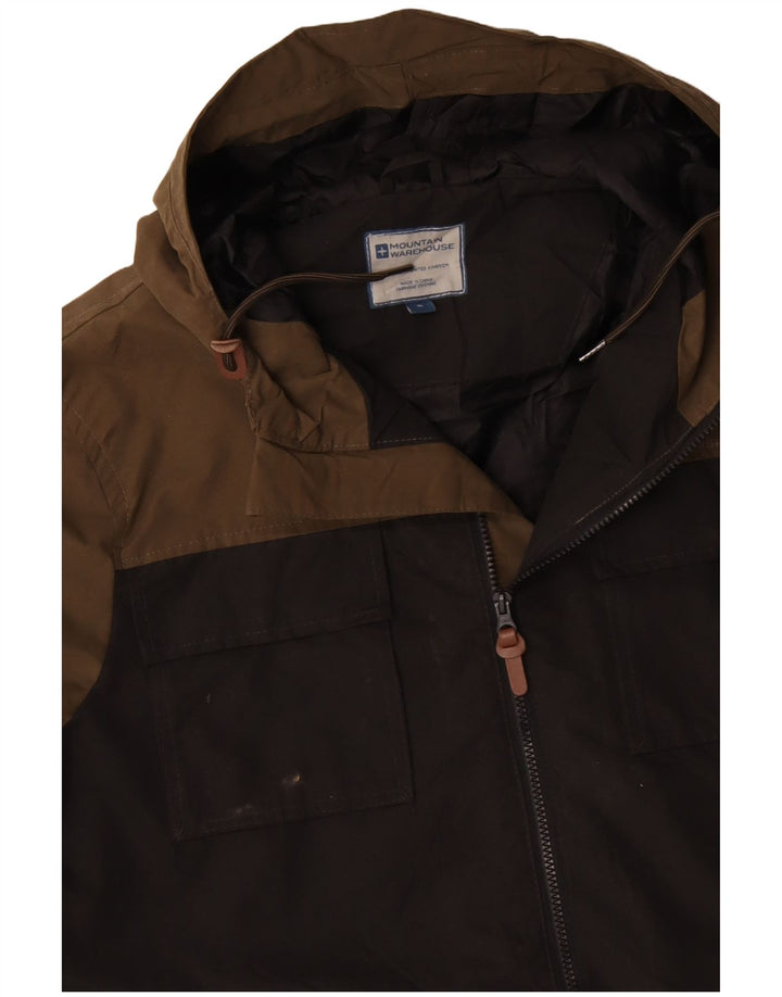 Mountain Warehouse Mens Windbreaker Jacket UK 42 XL Brown Polyester