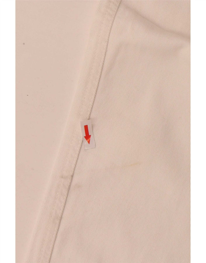Upstar Womens Straight Jeans W32 L27 White Cotton