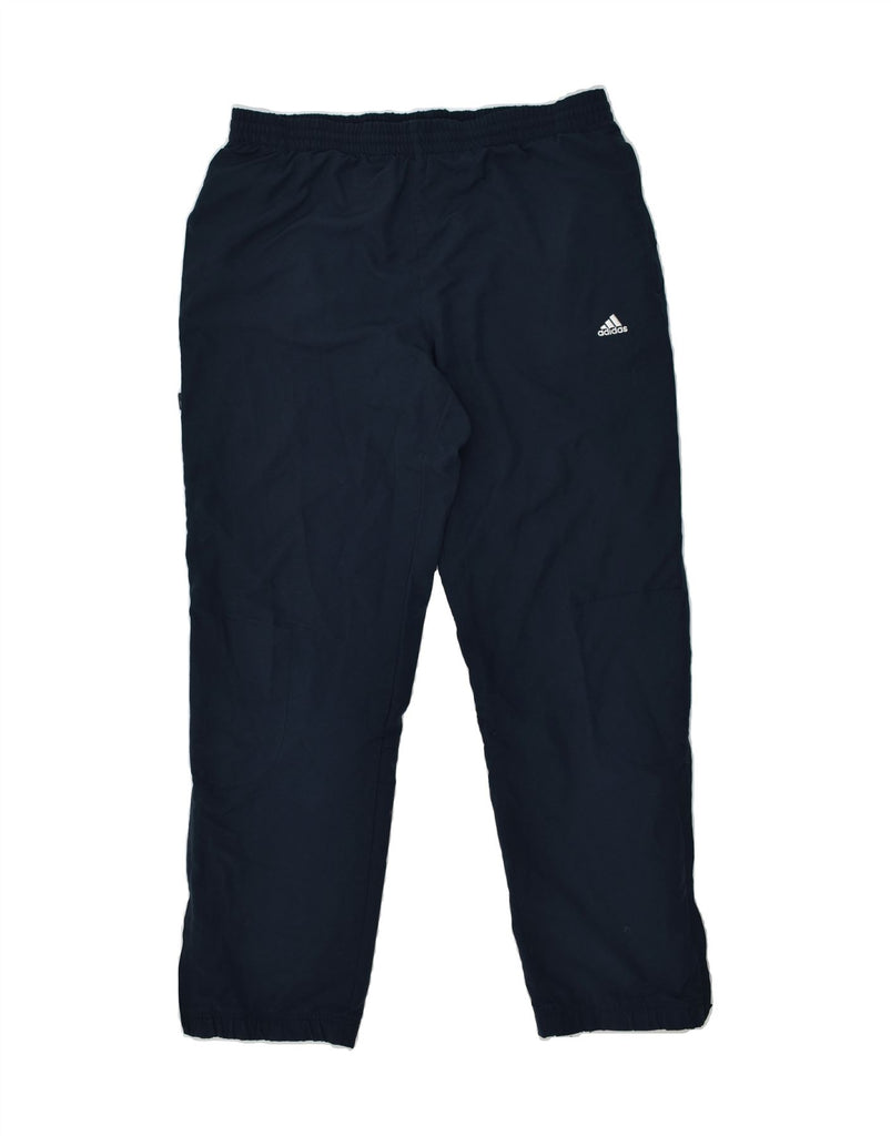 ADIDAS Mens Tracksuit Trousers Large Navy Blue Polyester | Vintage Adidas | Thrift | Second-Hand Adidas | Used Clothing | Messina Hembry 