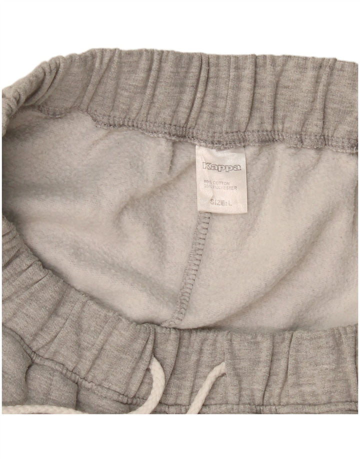 Kappa Mens Tracksuit Trousers Large  Grey Flecked Cotton