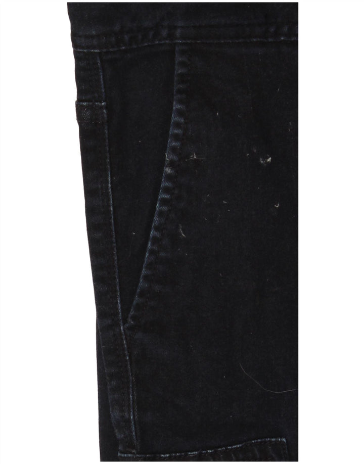 Tommy Hilfiger Womens Cargo Slim Jeans US 12 Large W34 L30 Navy Blue Cotton