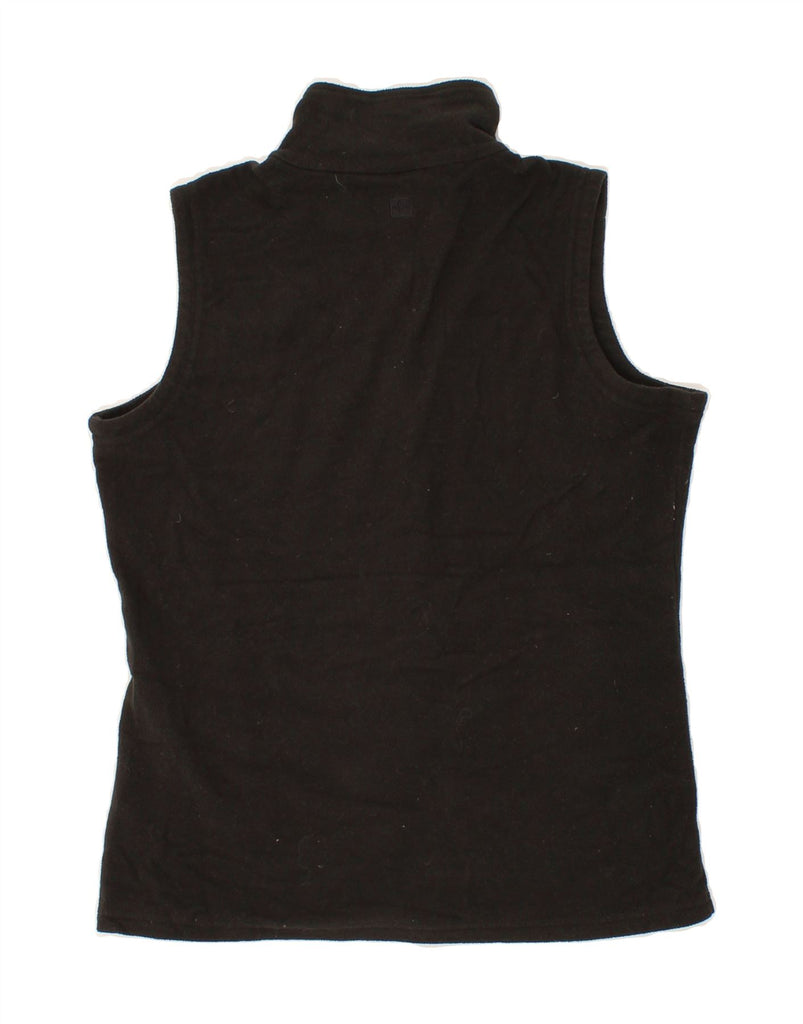 MOUNTAIN WAREHOUSE Womens Fleece Gilet UK 14 Medium Black Polyester Vintage Mountain Warehouse and Second-Hand Mountain Warehouse from Messina Hembry 