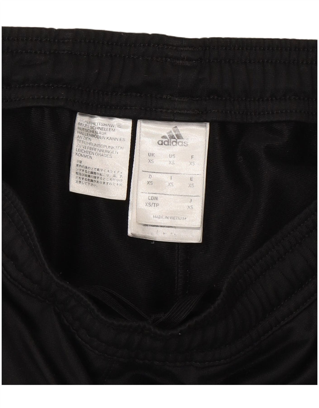 Adidas Mens Tracksuit Trousers Joggers XS  Black Polyester