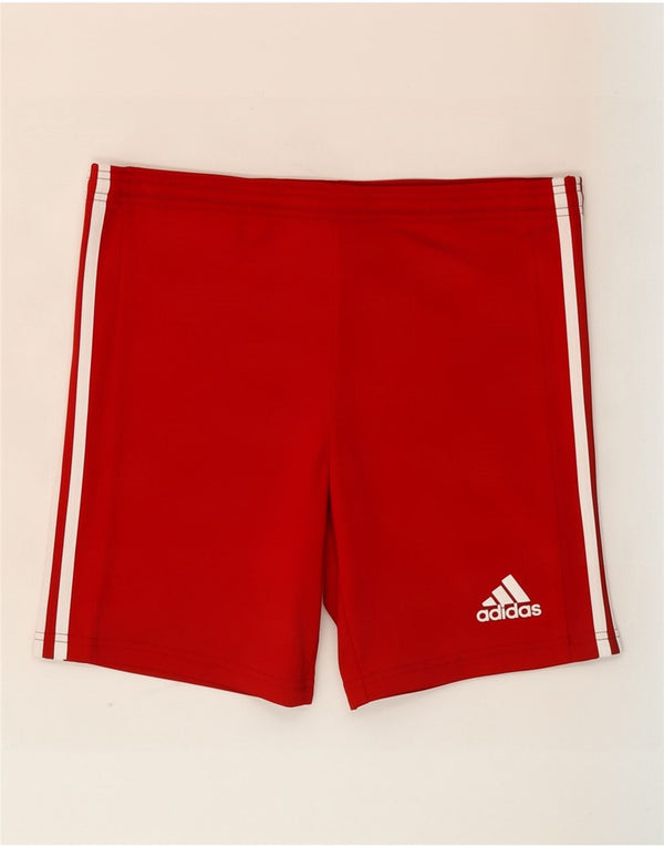 Adidas Boys Sport Shorts 13-14 Years Red Polyester