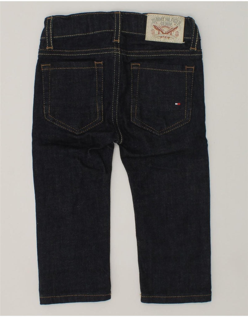 TOMMY HILFIGER Baby Boys Straight Jeans 9-12 Months W22 L11 Navy Blue | Vintage Tommy Hilfiger | Thrift | Second-Hand Tommy Hilfiger | Used Clothing | Messina Hembry 