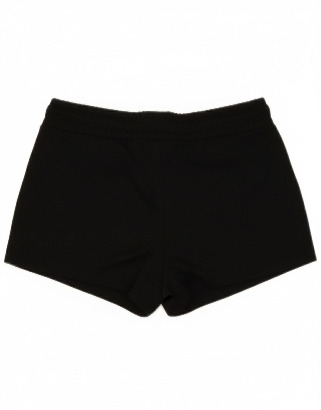 NIKE Womens Graphic Sport Shorts UK 10 Small  Black Polyester