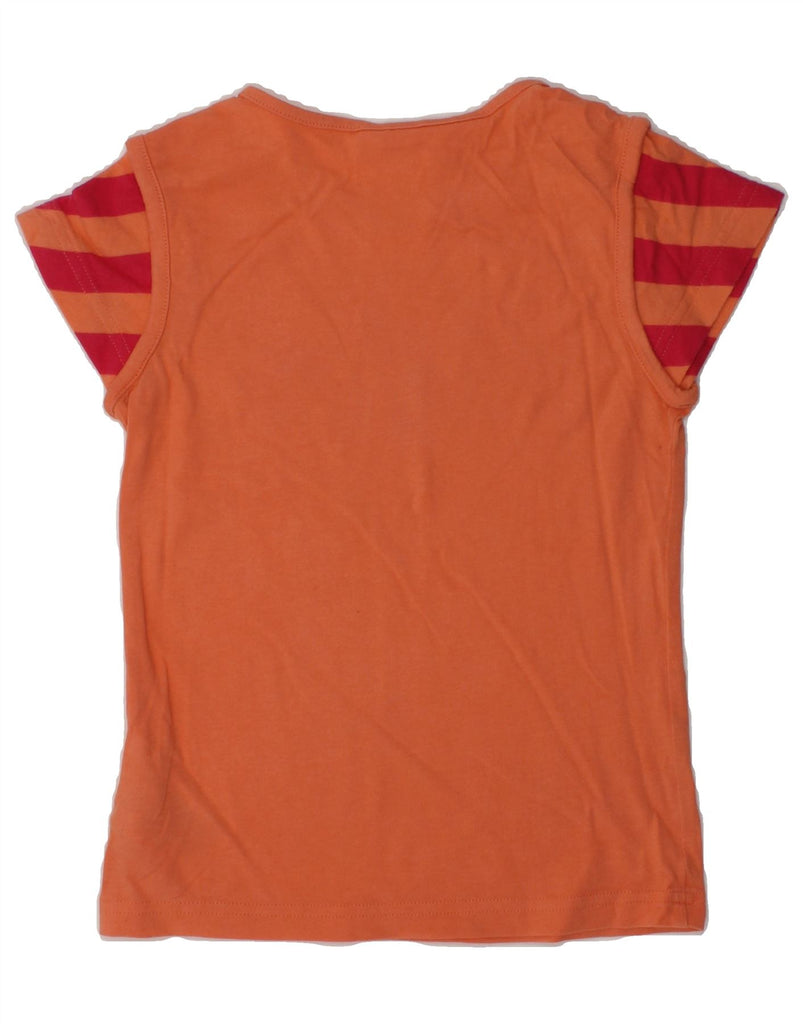 ADIDAS Girls Graphic T-Shirt Top 3-4 Years Orange Cotton | Vintage Adidas | Thrift | Second-Hand Adidas | Used Clothing | Messina Hembry 