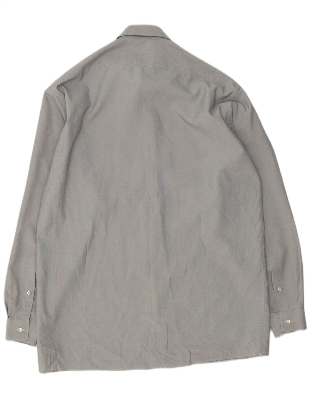 Cerruti 1881 Mens Shirt Size 40 15 1/2 Medium Grey Polyester