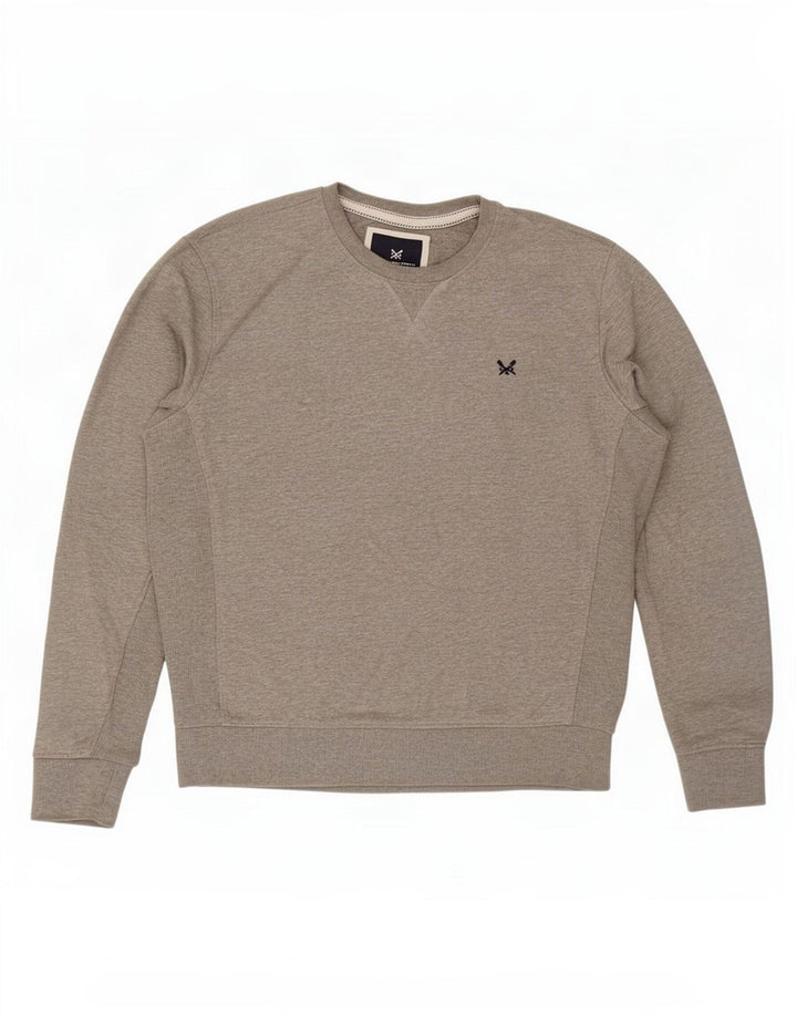 Crew Clothing Mens Sweatshirt Jumper Large Grey Cotton