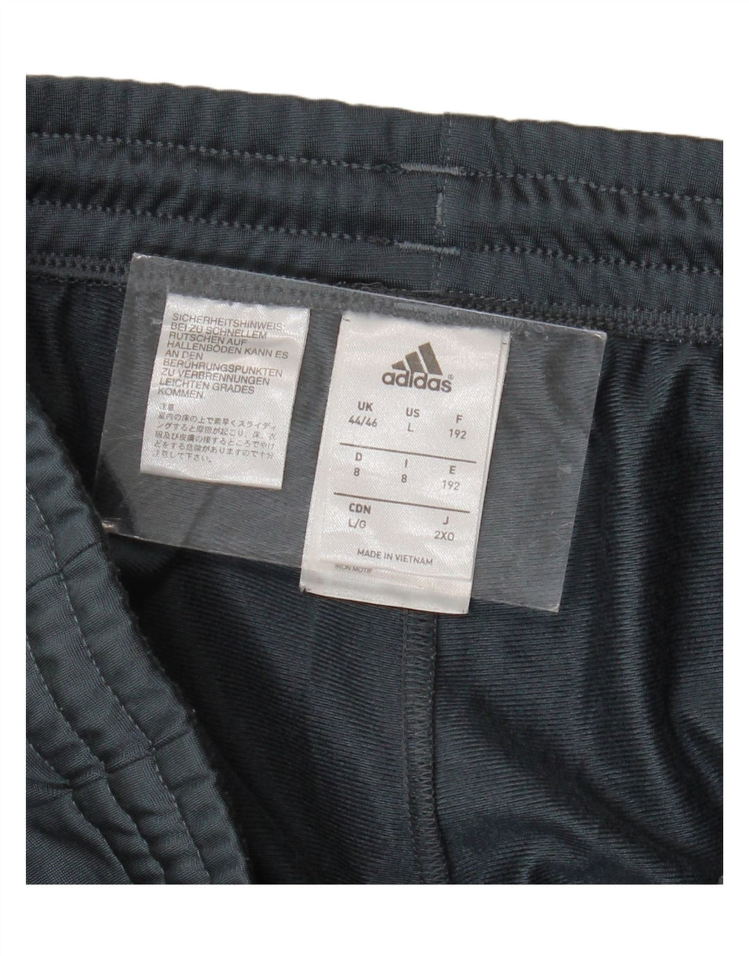 ADIDAS Mens Tracksuit Trousers Joggers UK 44/46 Large  Grey Polyester