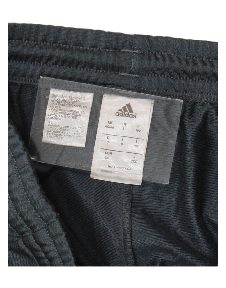 ADIDAS Mens Tracksuit Trousers Joggers UK 44/46 Large  Grey Polyester