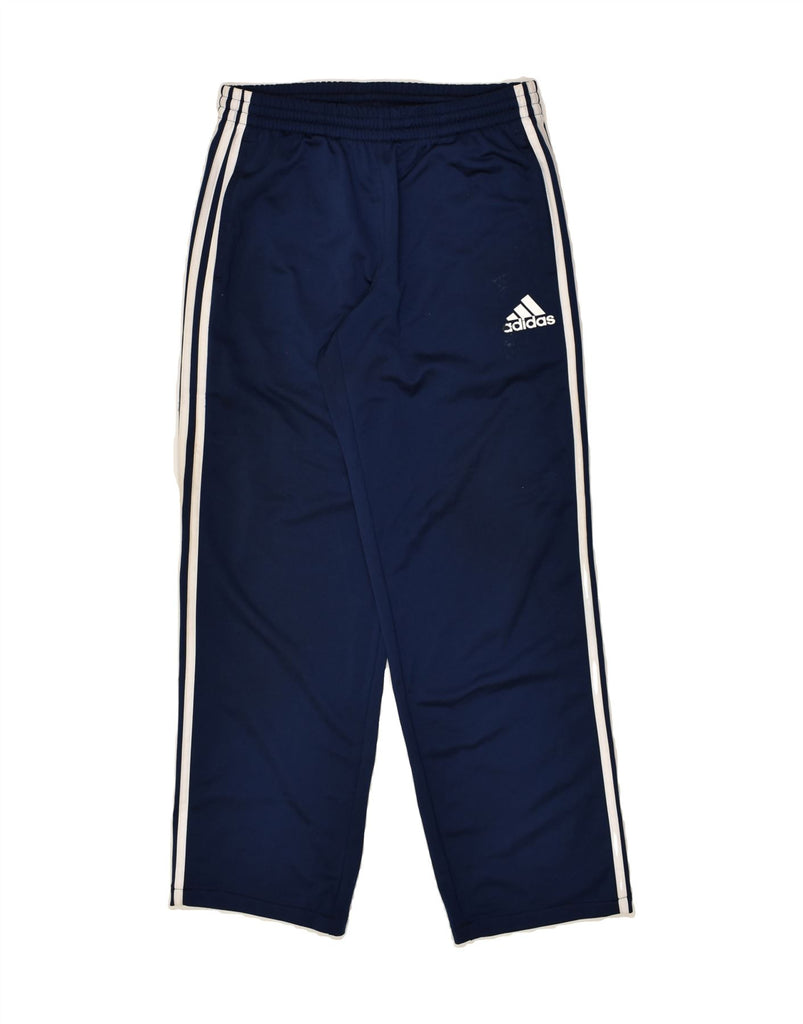 ADIDAS Mens Tracksuit Trousers Size 38/40 Medium Navy Blue Polyester | Vintage Adidas | Thrift | Second-Hand Adidas | Used Clothing | Messina Hembry 