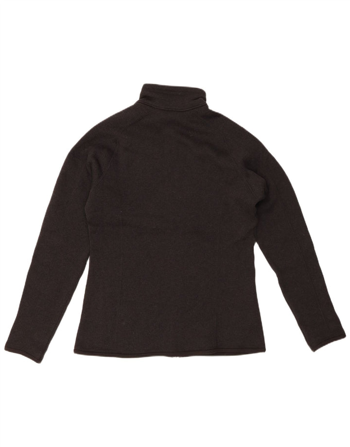 PATAGONIA Womens Tracksuit Top Jacket UK 14 Medium Black Polyester