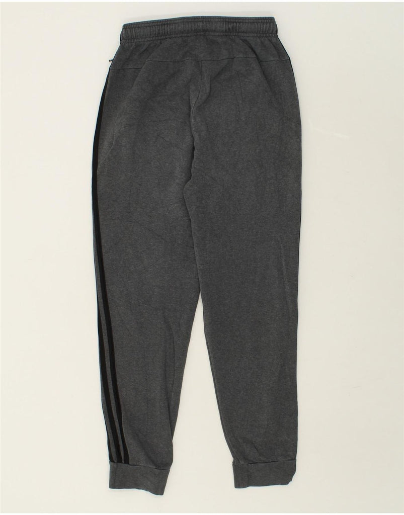 ADIDAS Mens Tracksuit Trousers Joggers Small Grey Cotton | Vintage Adidas | Thrift | Second-Hand Adidas | Used Clothing | Messina Hembry 